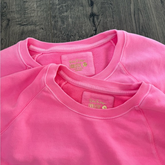 Lilly Pulitzer Beach Comber Pullover- Coral Sands - Picture 5 of 5